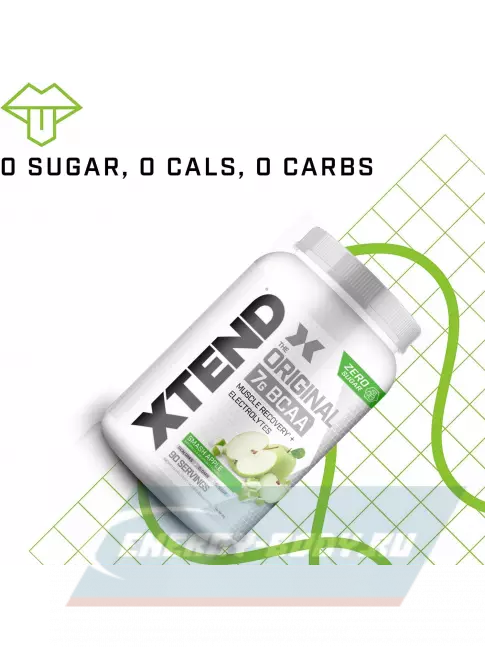 ВСАА Xtend Xtend Original 2:1:1 1194 г, Раздавленное яблоко