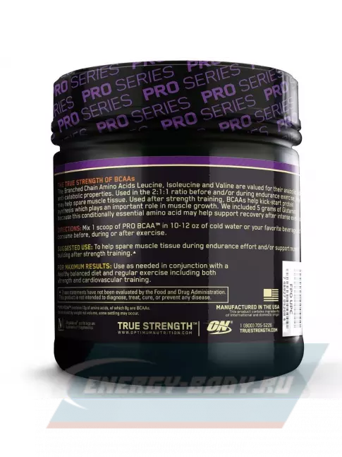 ВСАА Optimum Nutrition PRO BCAA 2:1:1 390 г, Персик - Манго