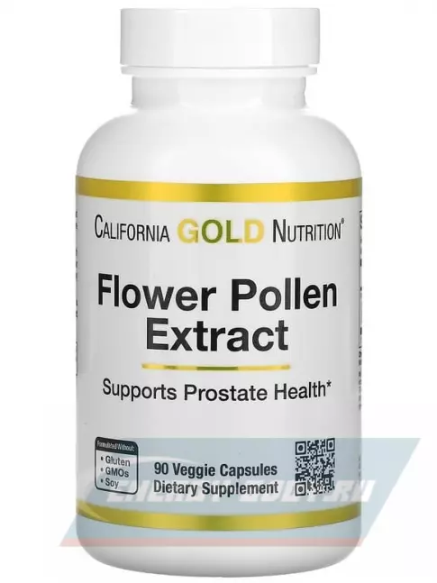  California Gold Nutrition Graminex Flower Pollen Extract 90 вегетарианских капсул