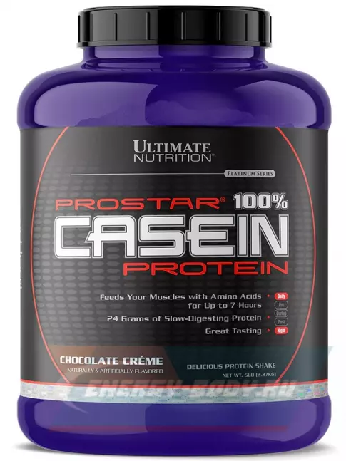  Ultimate Nutrition PROSTAR 100% CASEIN 2270 г, Шоколад крем