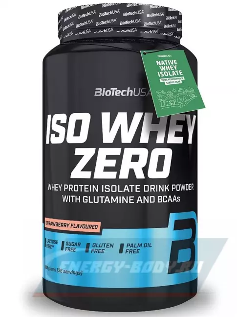  BioTechUSA Iso Whey Zero 908 г, Клубника