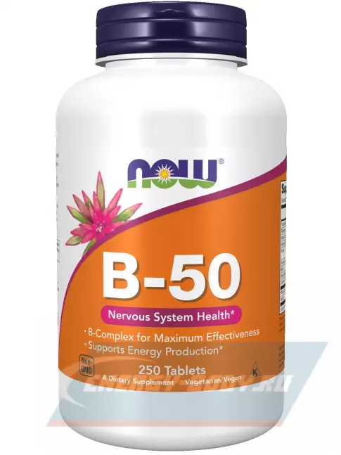  NOW FOODS B-50 Complex – В-50 Комплекс 250 таблеток