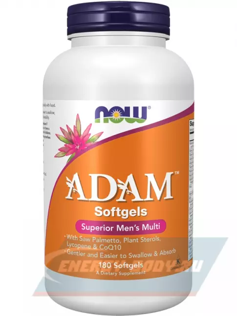 NOW FOODS Adam 180 гелевых капсул NOW FOODS Adam 180 гелевых капсул