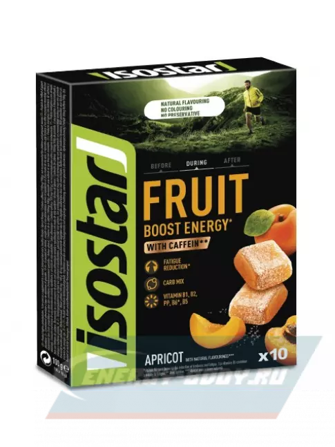 Восстановление ISOSTAR Fruit Boost 10x10 г (коробка), Абрикос