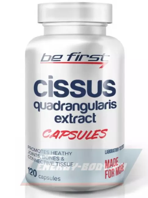 Суставы, связки Be First Cissus Quadrangularis Extract (экстракт циссуса) 120 капсул Суставы, связки Be First Cissus Quadrangularis Extract (экстракт циссуса) 120 капсул