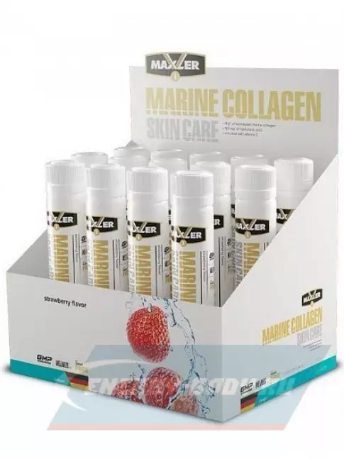 COLLAGEN MAXLER Marine Collagen Skin Care 14 x 25 мл, Клубника COLLAGEN MAXLER Marine Collagen Skin Care 14 x 25 мл, Клубника