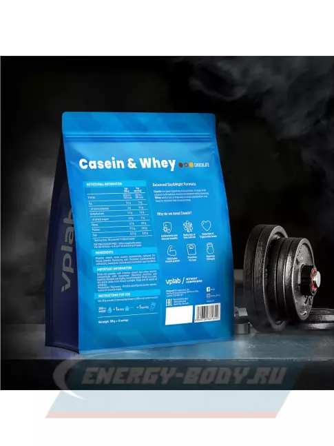  VP Laboratory Casein & Whey 500 г, Шоколад