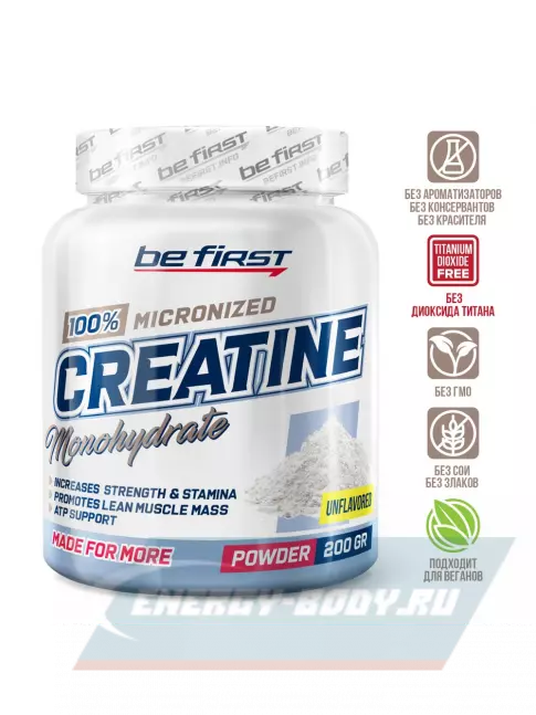  Be First Creatine powder 200 г, Натуральный