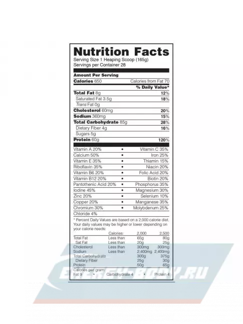 Гейнер Optimum Nutrition Pro Gainer 4620 г, Клубника крем