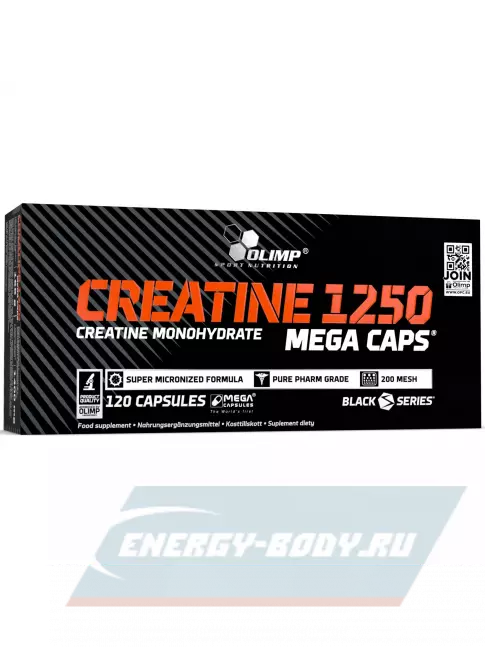  OLIMP CREATINE 1250 MEGA CAPS 120 капсул, Нейтральный