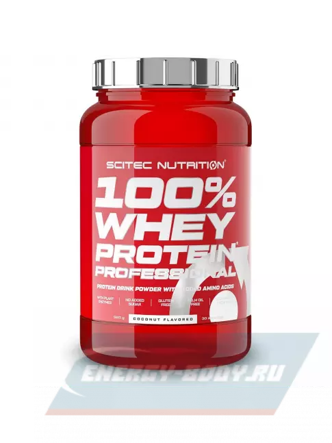  Scitec Nutrition 100% Whey Protein Professional 920 г, Кокос
