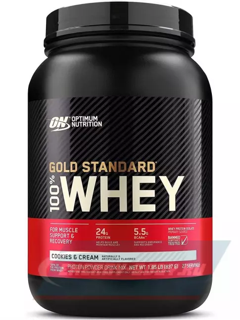  Optimum Nutrition 100% Whey Gold Standard 837 г, Печенье крем