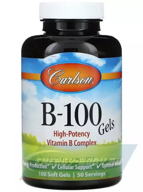  Carlson Labs B-100 Gel 100 капсул
