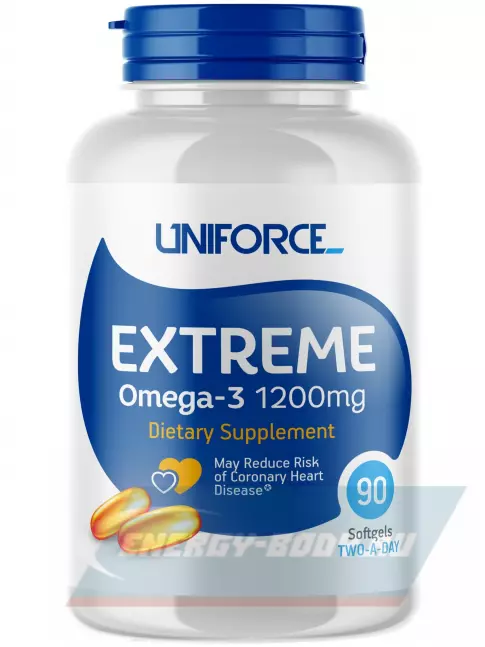 Omega 3 Uniforce Extreme Omega-3 1200 mg 90 капсул