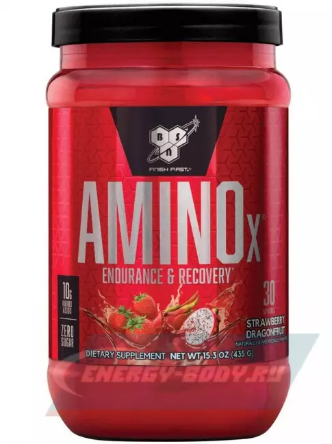 ВСАА BSN Amino-X 2:1:1 435 г, Клубничный дракон