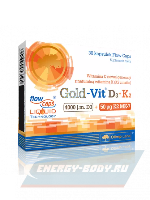  OLIMP Gold-Vit D3+K2 4000 IU 30 капсул