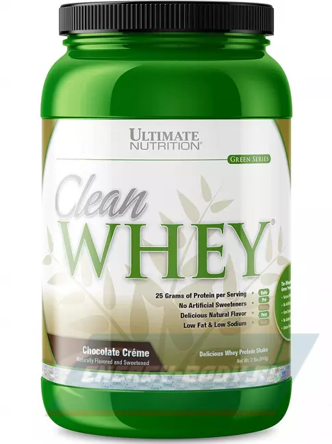  Ultimate Nutrition Clean Whey Protein Blend 910 г, Шоколадный крем