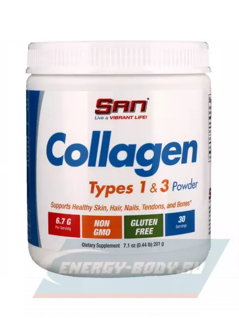 COLLAGEN SAN Collagen Types 1 & 3 Powder 201 г