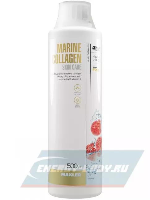 COLLAGEN MAXLER Marine Collagen Skin Care 500 мл, Клубника