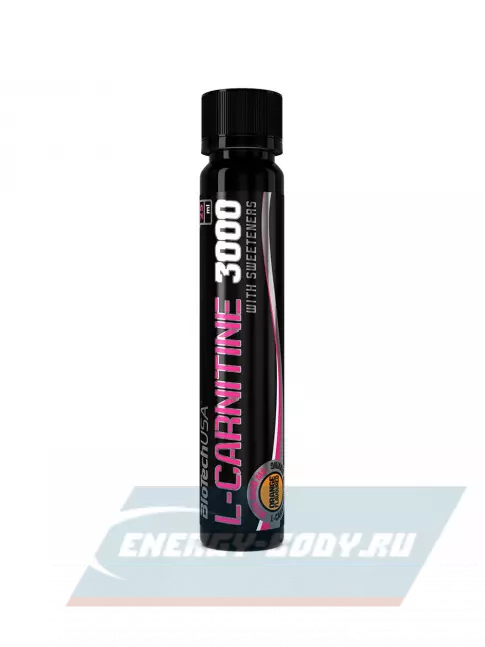 L-Карнитин BioTechUSA L-Carnitine Ampule 3000 mg 1 ампула, Апельсин