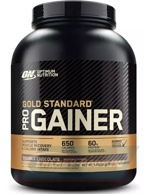 Гейнер Optimum Nutrition Pro Gainer 2310 г, Двойной шоколад