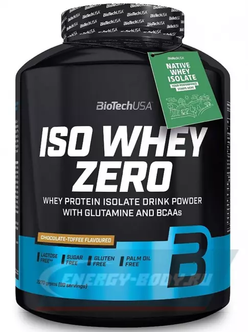 BioTechUSA Iso Whey Zero 2270 г, Шоколадная ириска BioTechUSA Iso Whey Zero 2270 г, Шоколадная ириска