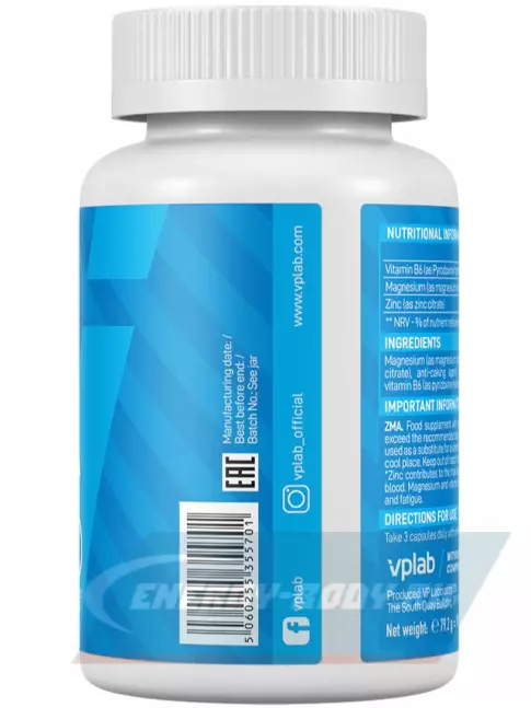  VP Laboratory ZMA 90 капсул