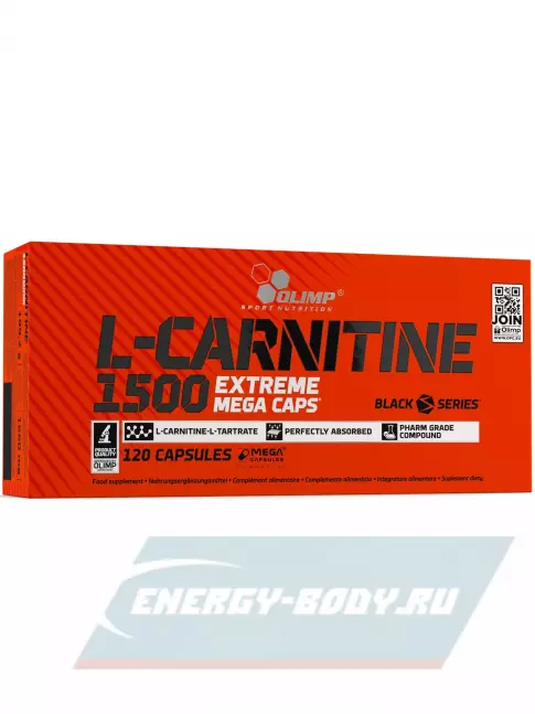 L-Карнитин OLIMP L-CARNITINE 1500 EXTREME MEGA CAPS 120 капсул, Нейтральный
