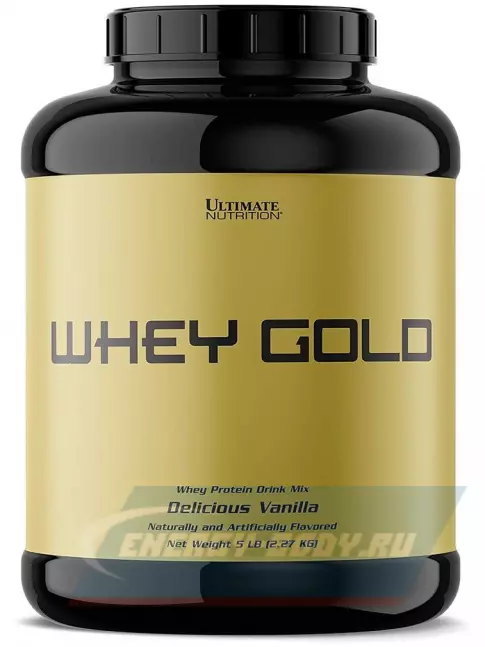  Ultimate Nutrition Whey Gold 2270 г, Ваниль