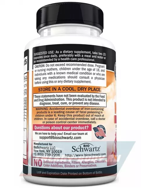  BioSchwartz Womens Multivitamin 60 вегетарианских капсул