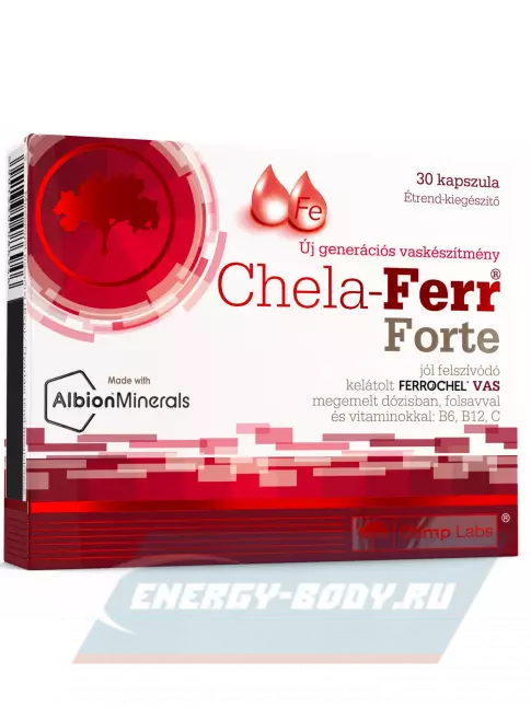 Минералы OLIMP Chela-Ferr Forte 30 капсул