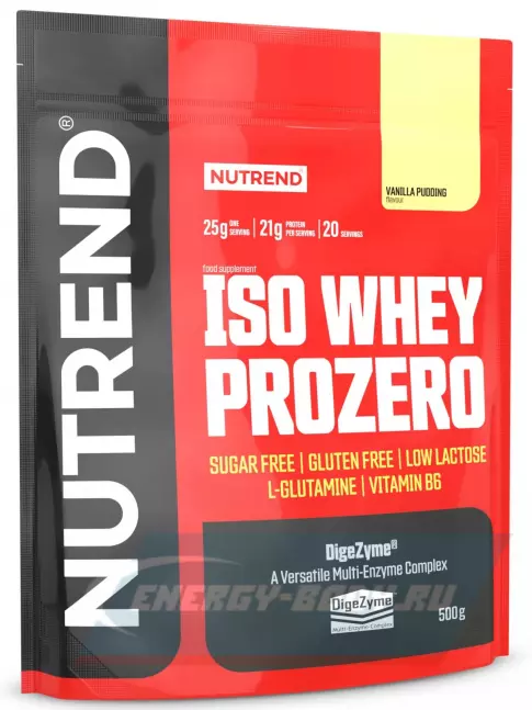  NUTREND Iso Whey Prozero 500 г, Ванильный пудинг