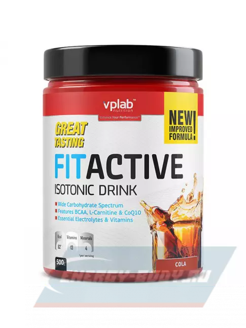  VP Laboratory FITACTIVE ISOTONIC DRINK 500 г, Кола