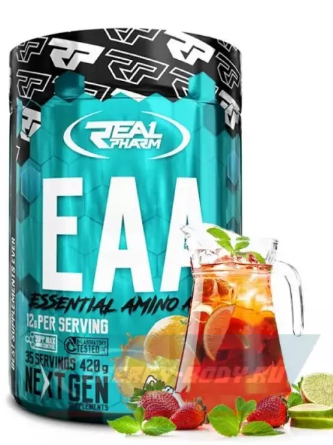 Аминокислотны Real Pharm EAA Powder 420 г, Фруктовый пунш