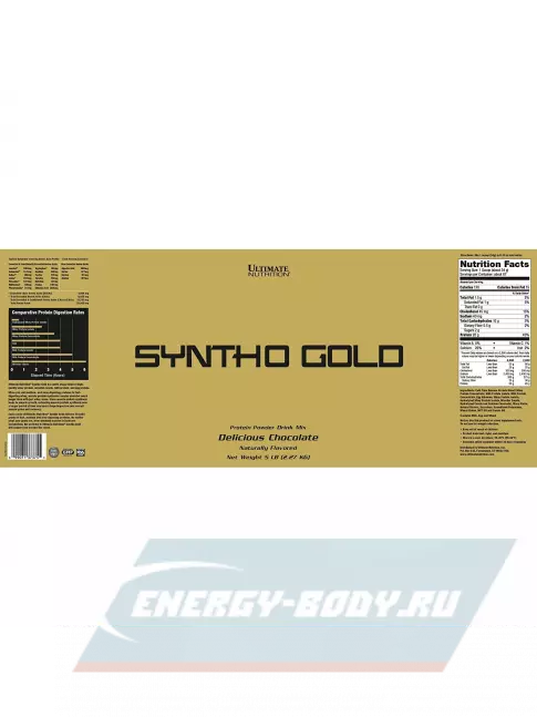 Ultimate Nutrition Syntha Gold 2270 г, Шоколад