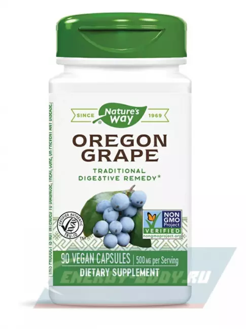 Nature's Way Oregon Grape 90 веганских капсул