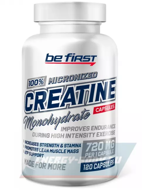  Be First Creatine Monohydrate Capsules + BCAA 2:1:1 Classic Powder 120 капсул + 200 г