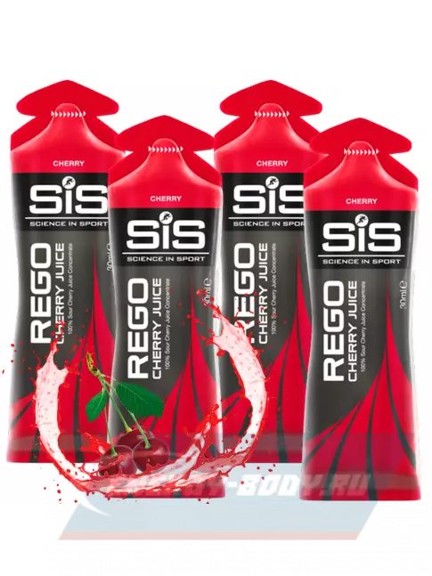 Предтерник SCIENCE IN SPORT (SiS) Rego Cherry Juice 4 x 30 мл, Вишня