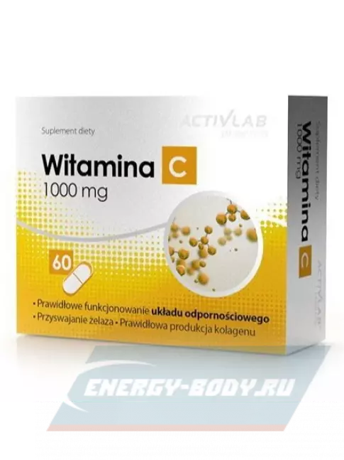  ActivLab Vitamin C 1000 mg 6 блистеров х 10 капсул, Нейтральный