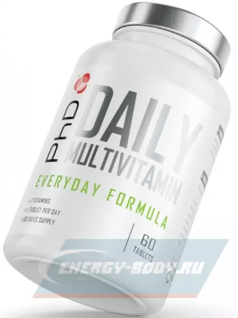  PhD Nutrition PHD VMS MULTIVITAMIN DAYLI, 60 капсул