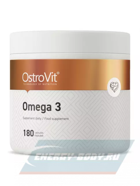 Omega 3 OstroVit OMEGA 3 180 гелевых капсул