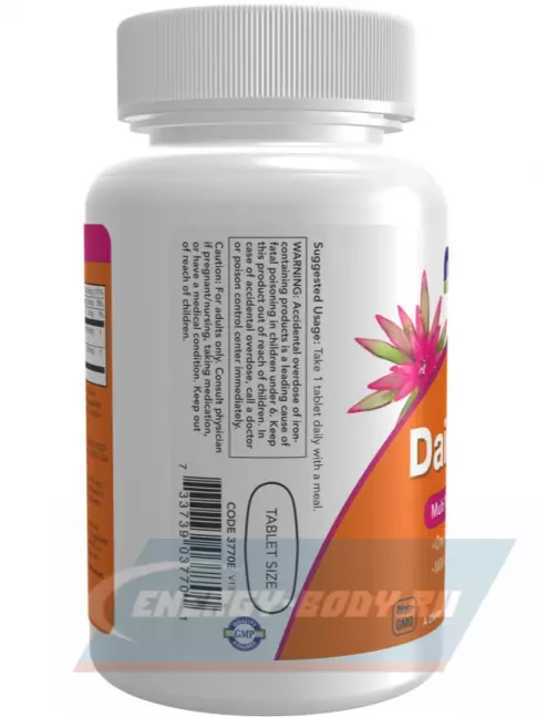  NOW FOODS Daily Vits Multi (tab) 100 таблеток