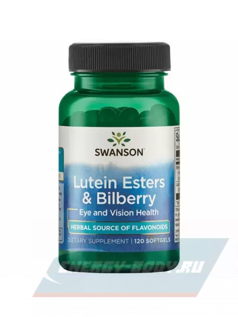  Swanson Lutein & Bilberry 120 гелевых капсул