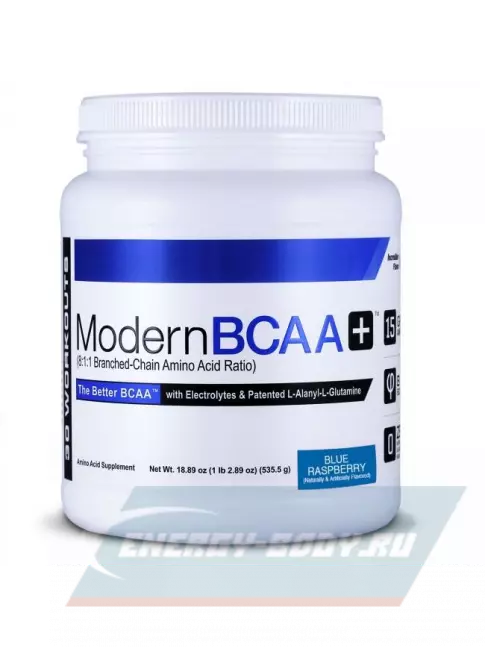 ВСАА MODERN SPORTS NUTRITION Modern BCAA 8:1:1 Plus + 535.5 г, Ежевика