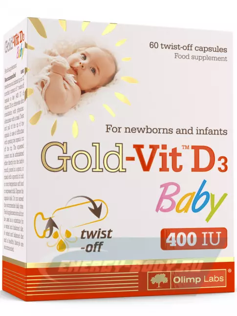  OLIMP Gold-Vit D3 Baby Labs 60 капсул
