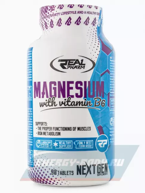  Real Pharm Magnesium+B6 90 таблеток