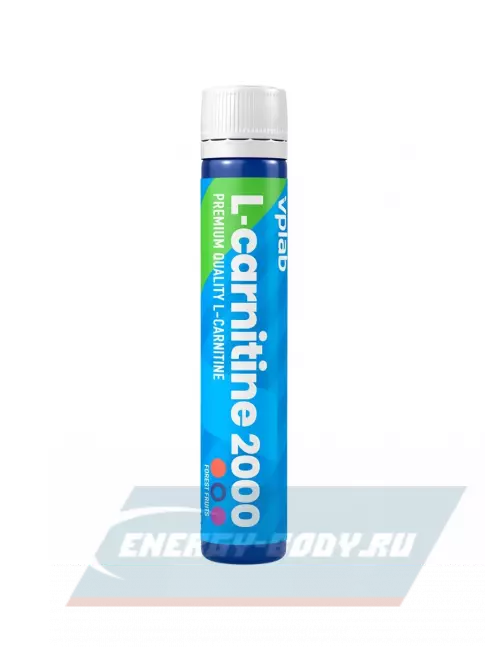 L-Карнитин VP Laboratory L-Сarnitine Liquid 2000 мг 7 ампул x 25 мл, Лесные ягоды