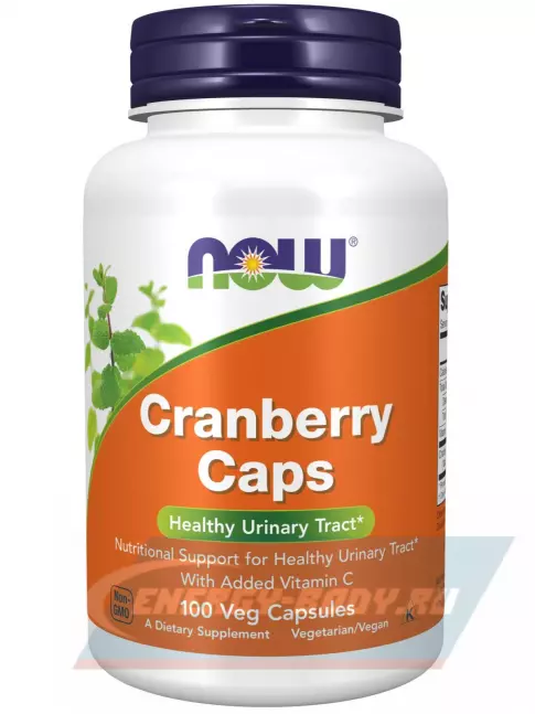  NOW FOODS Cranberry Caps 100 веган капсул