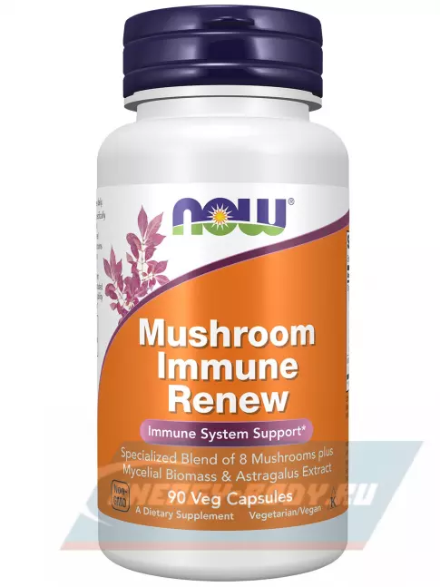  NOW FOODS Mushroom Immune Renew 90 веган капсул