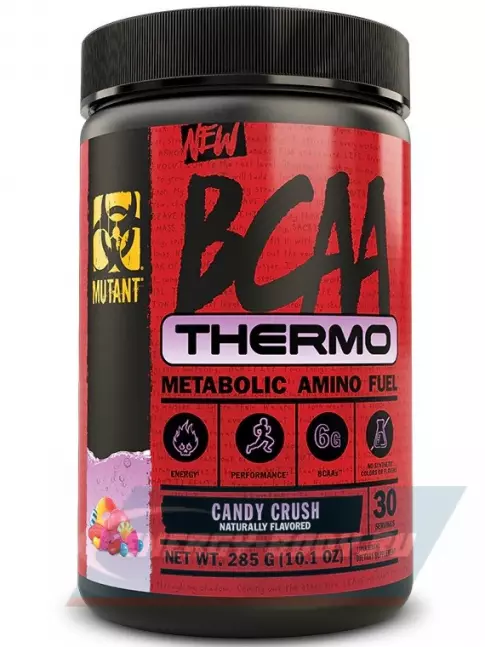 ВСАА Mutant BCAA Thermo 285 г, Сахарная вата